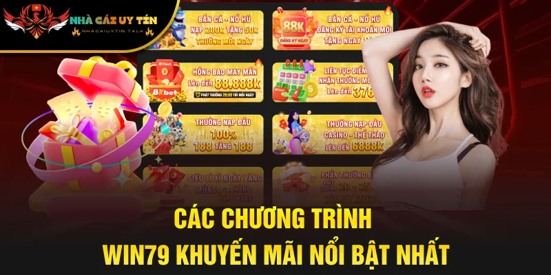 Các chương trình Win79 khuyến mãi nổi bật nhất